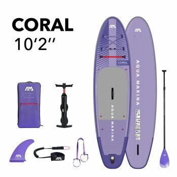 Сап борд Aqua Marina Coral 10'2 Night Fade 2023 универсальный
